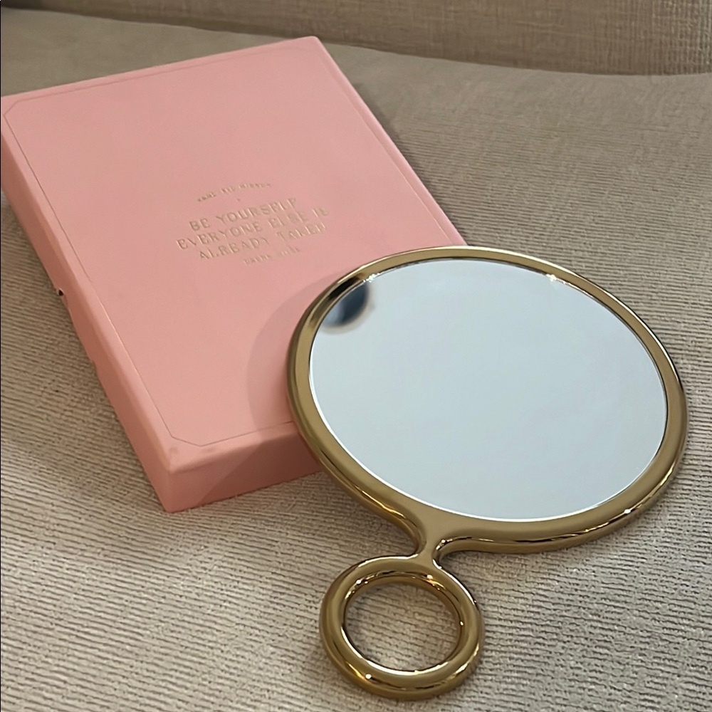 Elegant Gold Hand Mirror